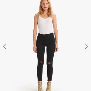 MOTHER High Waist Looker Skinny Jeans